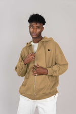 Load image into Gallery viewer, KEEP FASHION WEIRD CAMEL ZIP UP HOODIE
