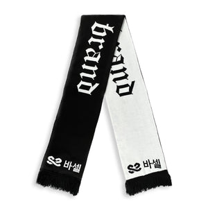 SSEOM SCARF BLACK WHITE